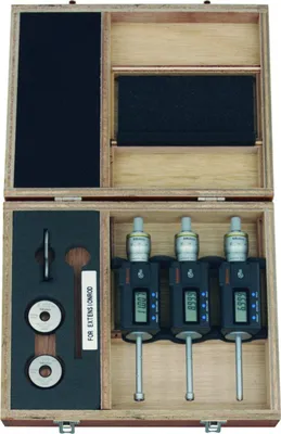 Produktbild von Mitutoyo Digitale 3-Linien Innenmessschr. im Satz 6-12mm, komplette Einheit, IP65, Ti-Legierung