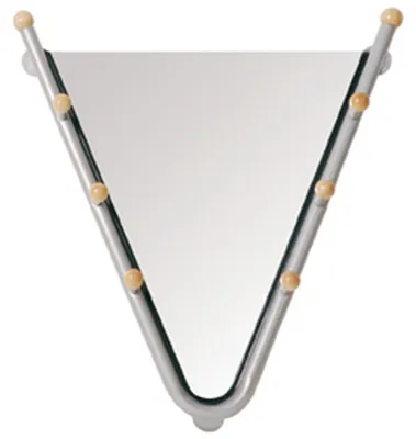 Immagine prodotto di Specchio da parete Haku, alluminio - Dimensioni: 62 cm x 15 cm x 67 cm; 43335
