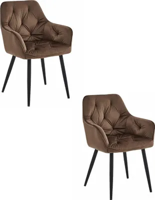 Produktbild von Esszimmerstuhl JORK VELVET, braun