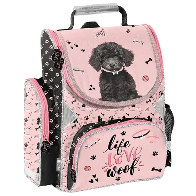 Produktbild von Schulrucksack Mädchen Jungen Teenager Motiv HUND Rucksack Tasche PASO dog