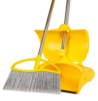 Productafbeelding van Broom en bezem met lange steel, geschikt voor buitengebruik en professioneel gebruik
