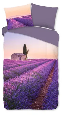 Productafbeelding van Pure Dekbedovertrek "Lavender" - Paars - (140x220 cm) - 100% Polyester