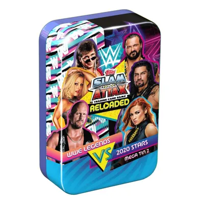Produktbild von WWE Slam Attax Reloaded -  1 Tin Box (zufällige Auswahl)