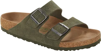 Produktbild von Birkenstock Arizona Vegan Herren Pantoletten in Grün, Größe 44