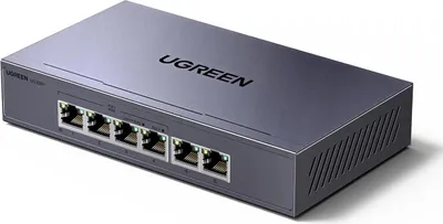 Image de Commutateur Ugreen Commutateur Ethernet 6 ports 1 Gb/s avec PoE - Gris