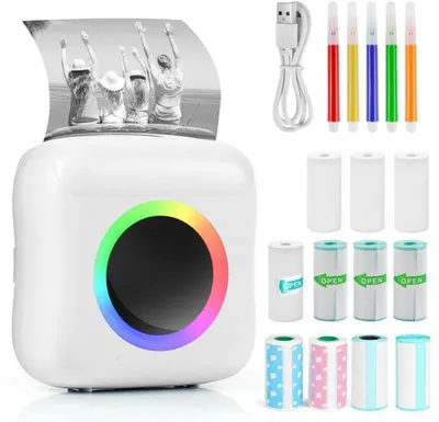 Produktbild von Mini-Drucker mit Thermischer Printtechnologie und Zubehör