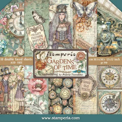 Produktbild von Scrapbook-Block "Gardens of Time"