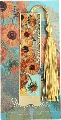 Produktbild von Metall Lesezeichen Blumen Eleganter Quaste Anhänger