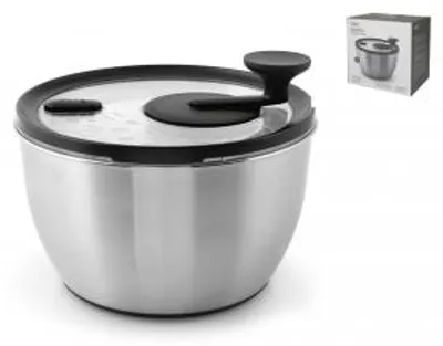 Immagine prodotto di H&H Centrifuga Insalata Spin & Go In Acciaio Inox Lt 5,0