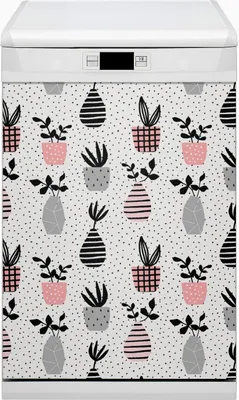 Obrázok produktu pre Magnetická podložka umývateľná v umývačke riadu kuchynské magnety dekor 45x80 cm - kvety vo vázach