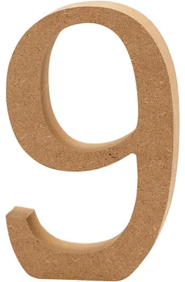 Zdjęcie produktu dla Creativ Company 56400, Numer dekoracyjny, Drewno, Drewno, 80 mm, 1,5 cm, 1 szt.
