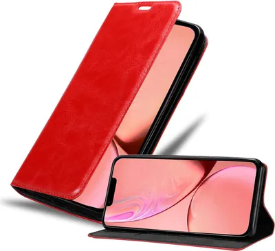 Produktbild von Cadorabo Hülle für Apple iPhone 13 Schutz Hülle in Rot Handyhülle Etui Case Cover Magnetverschluss