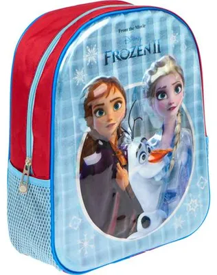 Immagine prodotto di Zaino 3D Frozen Anna Elsa Olaf per bambina, 33 x 26 x 10 cm