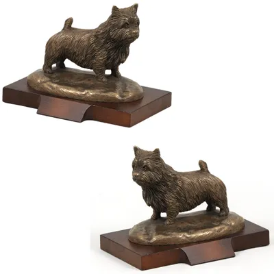 Obrázek produktu pro Art-Dog Dekorativní soška – Norwichský teriér – odlitek z bronzového prášku a pryskyřice