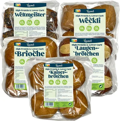 Produktbild von Locawo High Protein Low Carb Brötchenkorb
