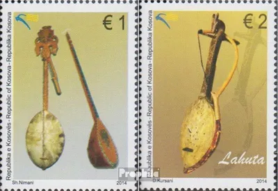 Produktbild von Briefmarken Kosovo 2014 Mi 282-283 (kompl.Ausg.) postfrisch Volksmusikinstrumente