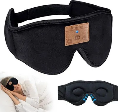 Productafbeelding van Slaapmasker met Bluetooth-hoofdtelefoon, zwart