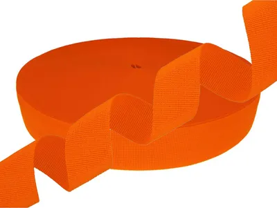 Gurtband Polyester 10m PES Trägerband Riemen Tragband 10mm breit 1002 neon-orange