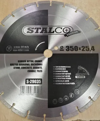 Produktbild von Stalco S-29035 Diamanttrennscheibe Trockenschnitt 350 mm
