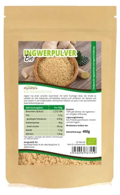 Produktbild von Mynatura  Ingwerpulver gemahlen - ab 400g