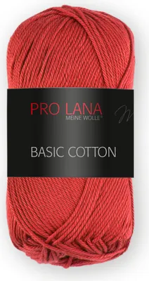 Produktbild von Pro Lana Basic Baumwolle 50g 29 braunrot