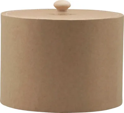 Produktbild von Rundbox aus Pappe mit Deckel Ø 16,5x12 cm
