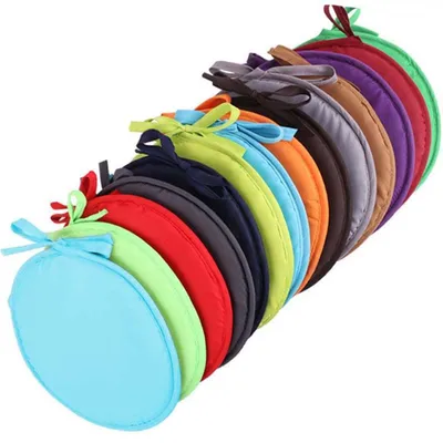 Image de Lot de 6 coussins antidérapants pour chaises, pour intérieur