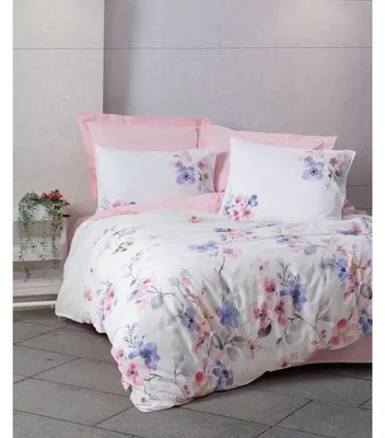 Produktbild von L'Essentiel Linge de Maison, Jayda - Pink, Bettwäsche-Set, Rosa, 100 % BAUMWOLLE RANFORCE, 240 x 220 cm