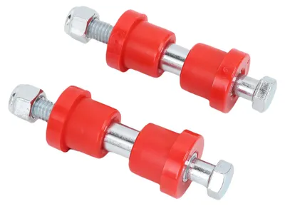 Image de Kit de bagues de ressort pour voiturette de golf 70289G01 – Remplacement de la douille en polyuréthane du ressort arrière pour EZGO TXT Medalist (à partir de 1994) – Rouge