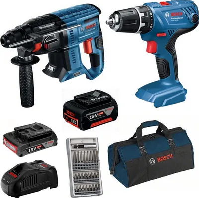Produktbild von Bohrset und Zubehör BOSCH GSR Elektrik 18 V