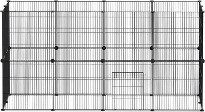 Zdjęcie produktu dla TolleTour – wybieg dla zwierząt, kojec, wybieg DIY dla królików i szczeniąt, 24 sztuki, 35 x 35 cm