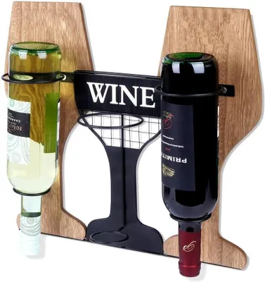 Produktbild von Weinregal aus Metall, 39 x 11 x 35 cm
