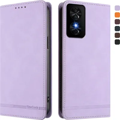 Obrázek produktu pro Pouzdro pro TCL 50 SE/TCL 40 NxtPaper, retroPolyuretankožené flip pouzdro s stojánkem a přihrádkami na karty Fialový