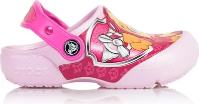 Produktbild von Crocs Funlab Paw Patrol Kinder Clogs Rosa 34/35 extrem leicht pflegeleicht Croslite Modell 2071956GD