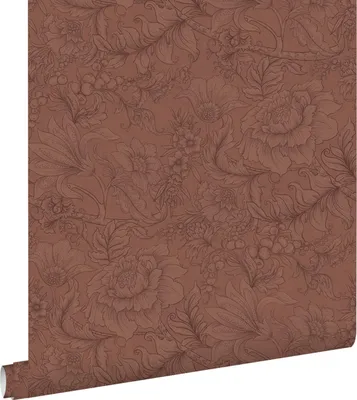 Produktbild von ESTAhome Tapete Blumenmuster Terrakotta 50 x 900 cm