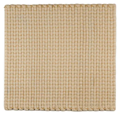 Productafbeelding van Heckettlane badmat - 60% polyester, 40% katoen - Vellutato badmat voor het toilet, 60x60 cm, kleur: Forest Sand