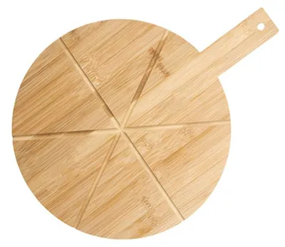 Produktbild von Alessandro Pizza Servierbrett - Bambus - 30 cm - Pizzabrett