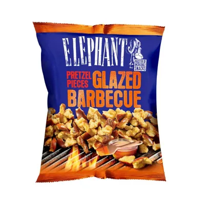 Produktbild von Elephant Pretzel Pieces Glazed Barbecue 125g