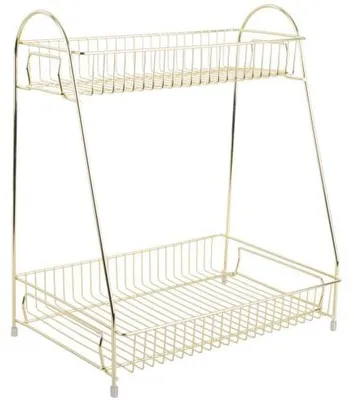 Produktbild von Present Time Küchenregal Kitchen Rack Tidy Gold