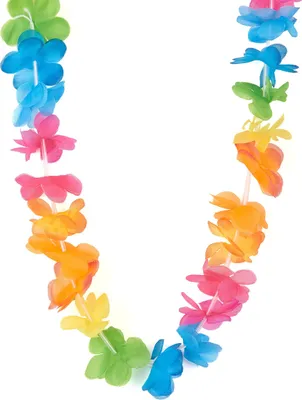Produktbild von Hawaii Halskette Blumenkette bunt - Einheitsgröße