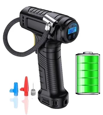 Immagine prodotto di Compressore d'aria, 120W, senza fili e portatile, alimentato a batteria