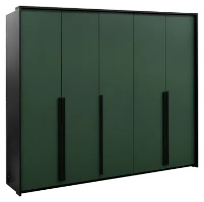 Produktbild von Masseno Drehtürenschrank AZIR 255/217/65 cm 4-türig Schwarz