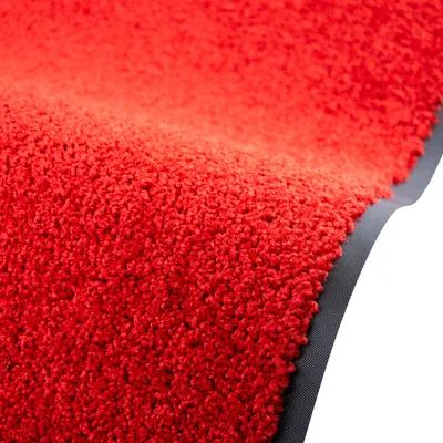 Produktbild von Schmutzfangmatte ZANZI 60x90cm Rot robuste Türmatte aus Recyclingmaterial, Größen