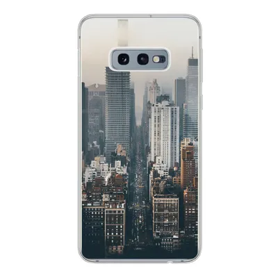 Produktbild von MuchoWow® Handyhülle Schutzhülle Hülle für Samsung Galaxy S10e Skyline von New York Silikon Softcase Handy Hülle - Handy