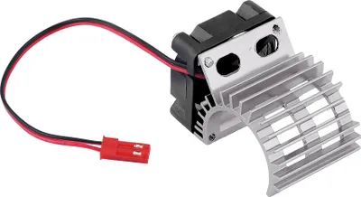Zdjęcie produktu dla Kühlkörper mit Kühlventilator für 1 /10 -Skala Elektro -RC -Auto 380 /390 Motor (Silber)
