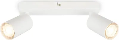 Produktbild von Deckenlampe schwenkbar, GU10 Fassung, max.9W, Deckenstrahler, Wohnzimmerlampe, Schlafzimmerlampe, Küchenlampe, Deckenleuchte, 25,5cm, Weiß