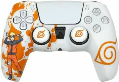Produktbild von Konix Naruto 80389000005, PlayStation 5, Schutz-Set, Grau, Orange, Weiß, Silikon, Konvex, 1 Stück(e)