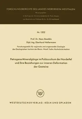 Image de Petrogene Mineralgänge im Paläozoikum der Nordeifel und ihre Beziehungen zur inneren Deformation der Gesteine