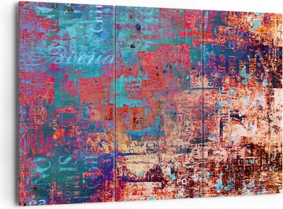 Produktbild von Bild auf Leinwand - Leinwandbild - Graffiti modern - 165x110cm - Wand Bild - Wanddeko - Wandbilder - Leinwanddruck - Bilder - Kunstdruck - Wanddekoration - Leinwand bilder - Wandkunst - CE165x110-3648
