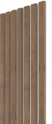 Obrázok produktu pre Akustický panel WALL CONCEPT, dub Livingstone, tabaková farba, biely filc + MDF, rozmer 2750 x 285 x 21 mm, plocha 0,78 m2